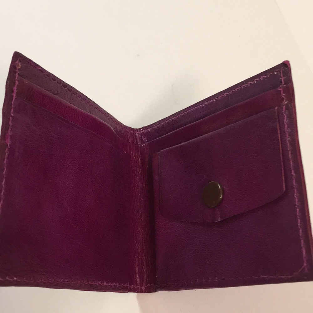 Handmade Leather Wallet Coin Purse & Small Wallet - Picture 5 of 7
